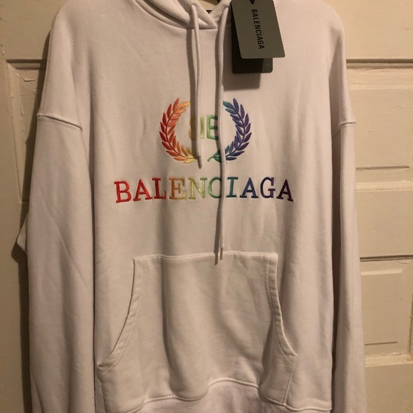 balenciaga rainbow sweater